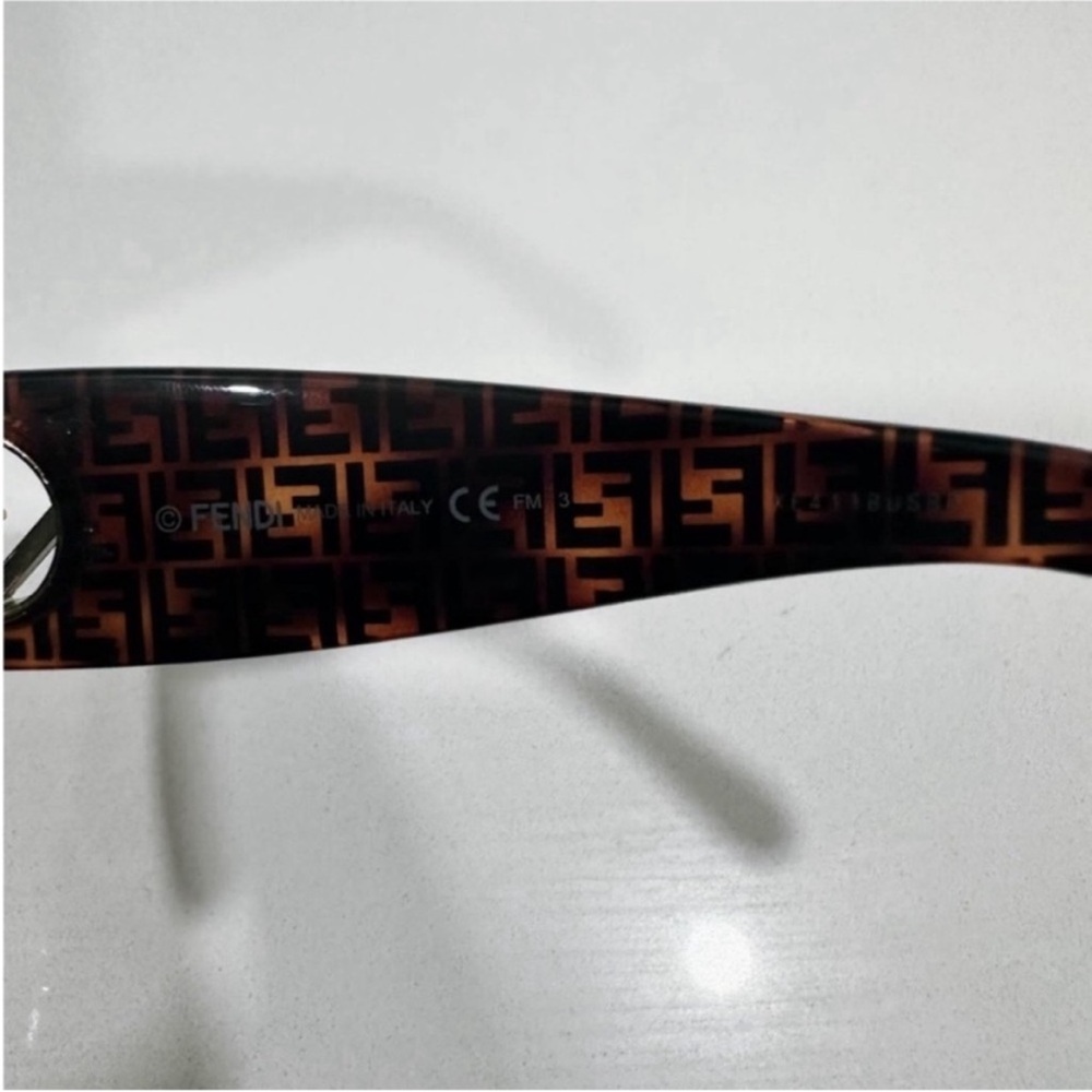 Fendi Women's Cat-Eye Sunglasses - Black and Brown - Picture 8 of 13